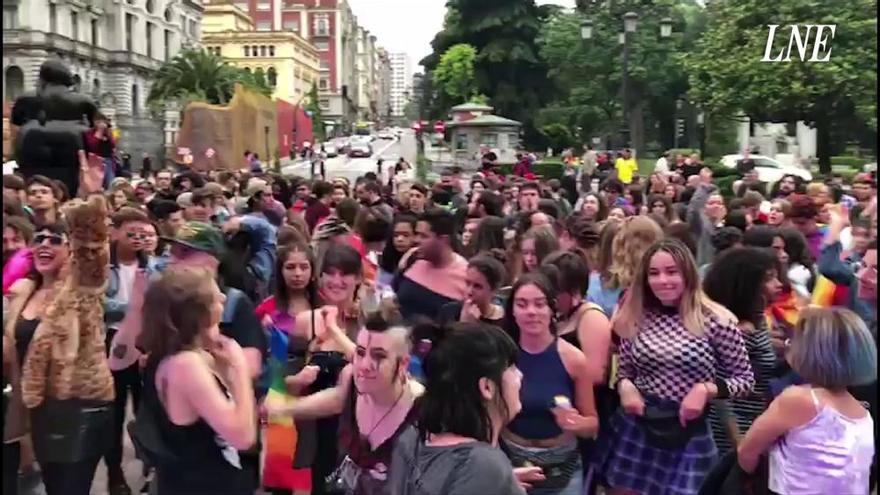 Celebración del Orgullo gay en Oviedo