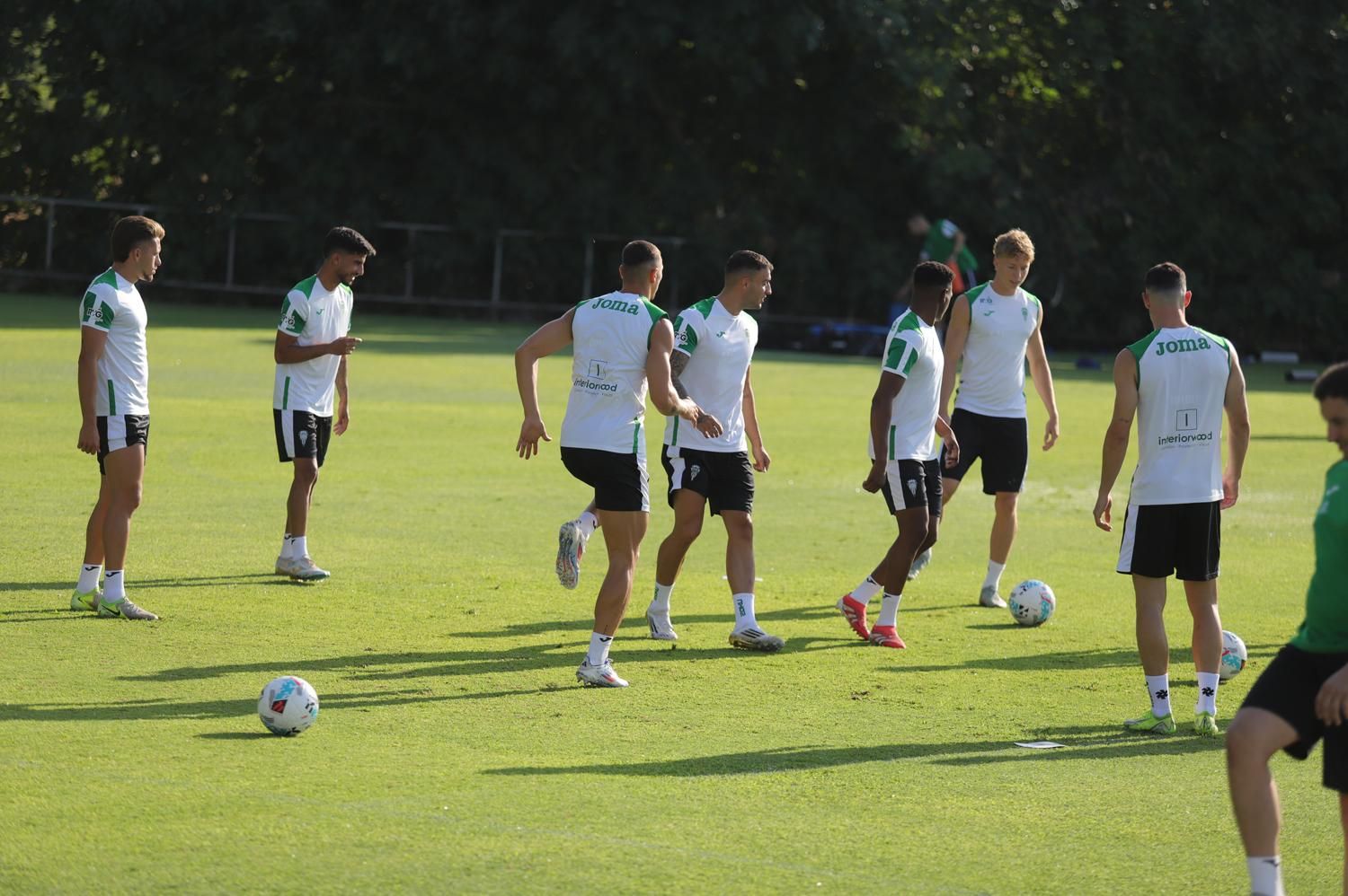 La última sesión del Córdoba CF antes del 'stage', en imágenes