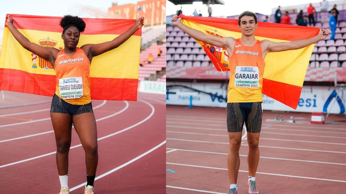 Andrea Njimi Tankeu y Ander Garaiar destrozan barreras