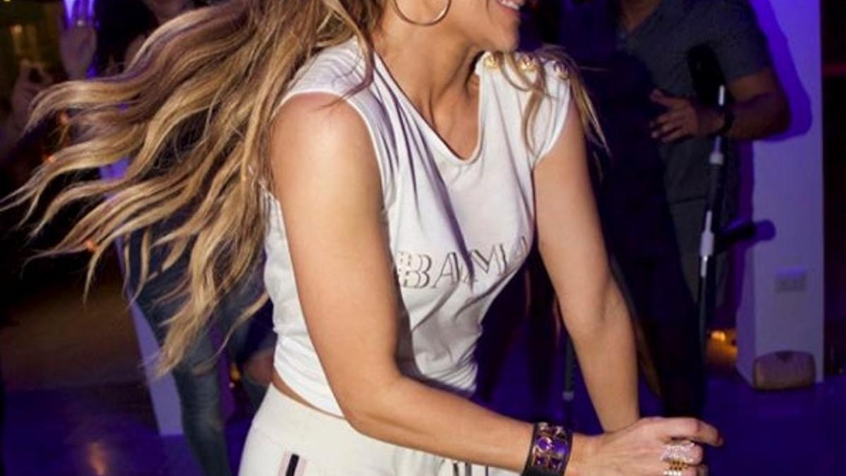 Jennifer Lopez bailando como una loca
