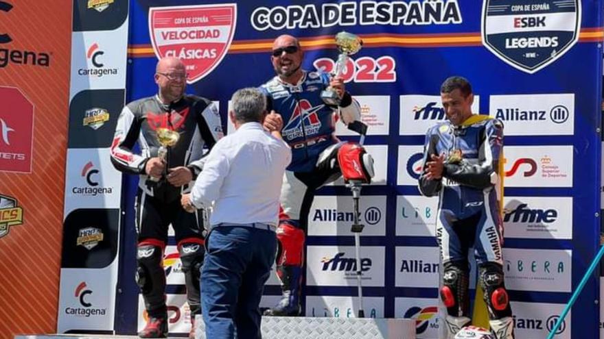 Carlos Blanco, intratable en su categoría de la Copa de España ESBK Handy