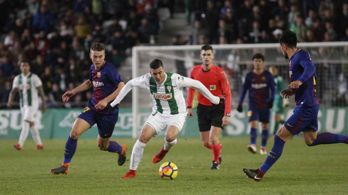 El partido Córdoba-Barcelona B, en imágenes