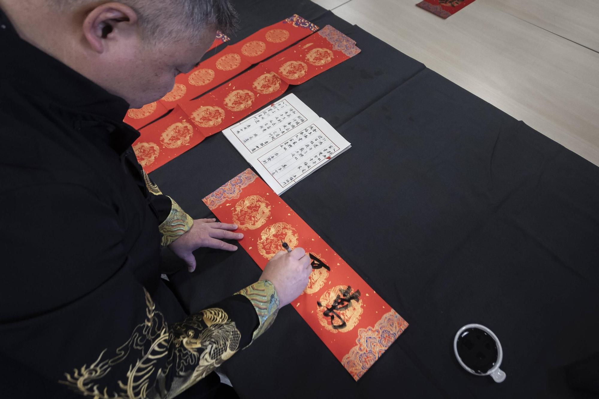 Año Nuevo Chino: Caligrafía que llama a la suerte
