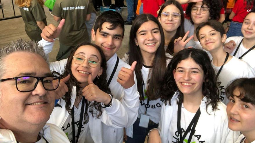 El IES Losada Diéguez, sin premio en la Liga Maker Drone