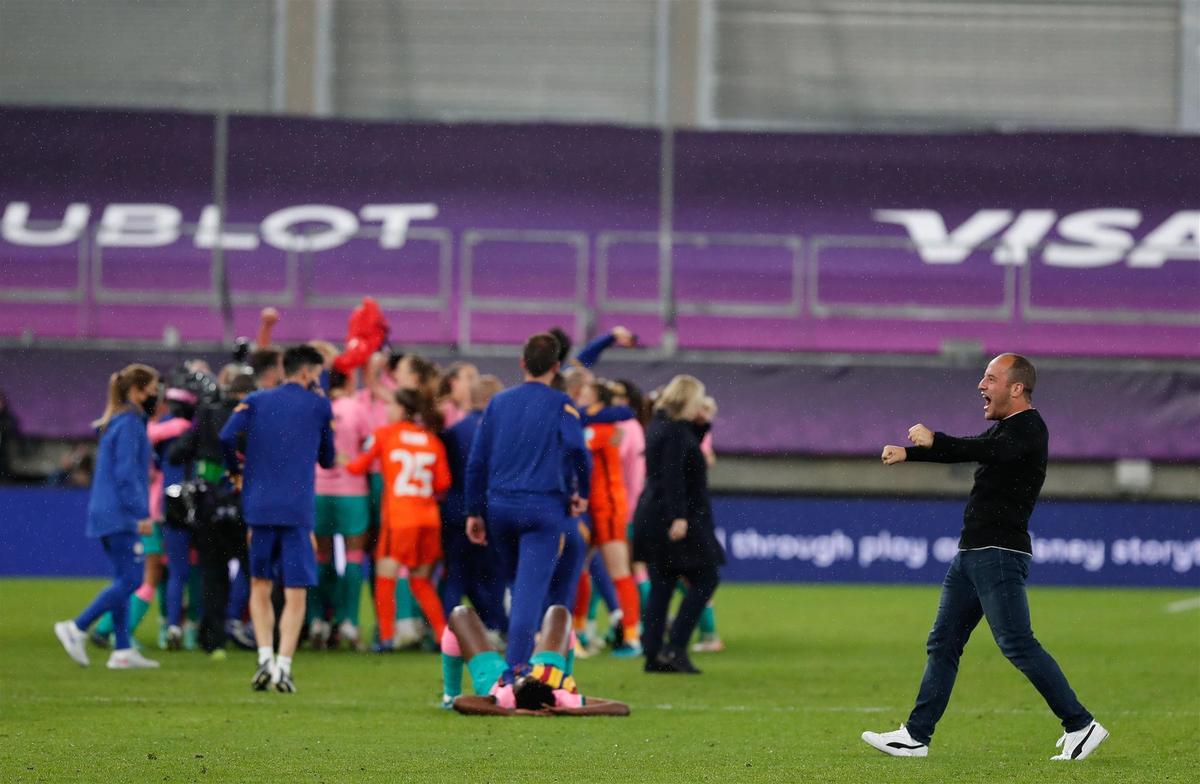 Lluís Cortés, eufórico