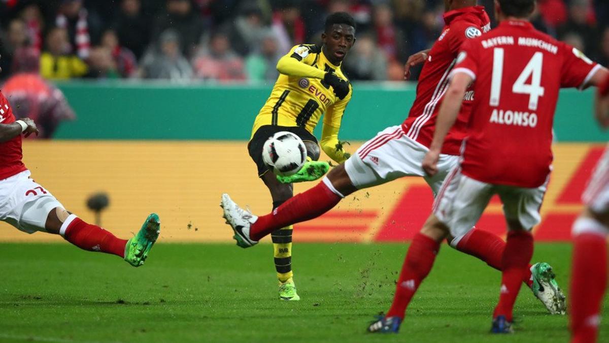 Dembélé brilló en el Dortmund.