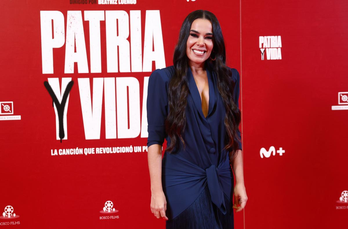Beatriz Luengo en la première de la película que dirige