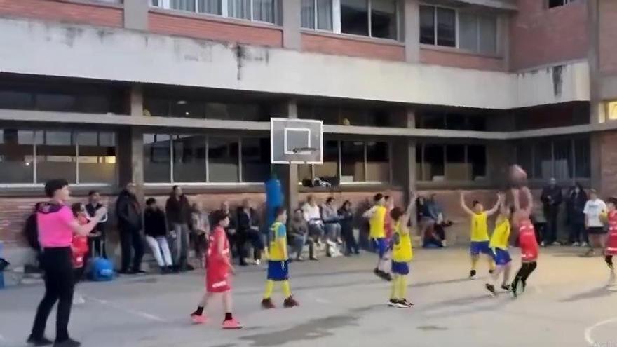 La canasta viral de espaldas para ganar de un benjamín del CBZ