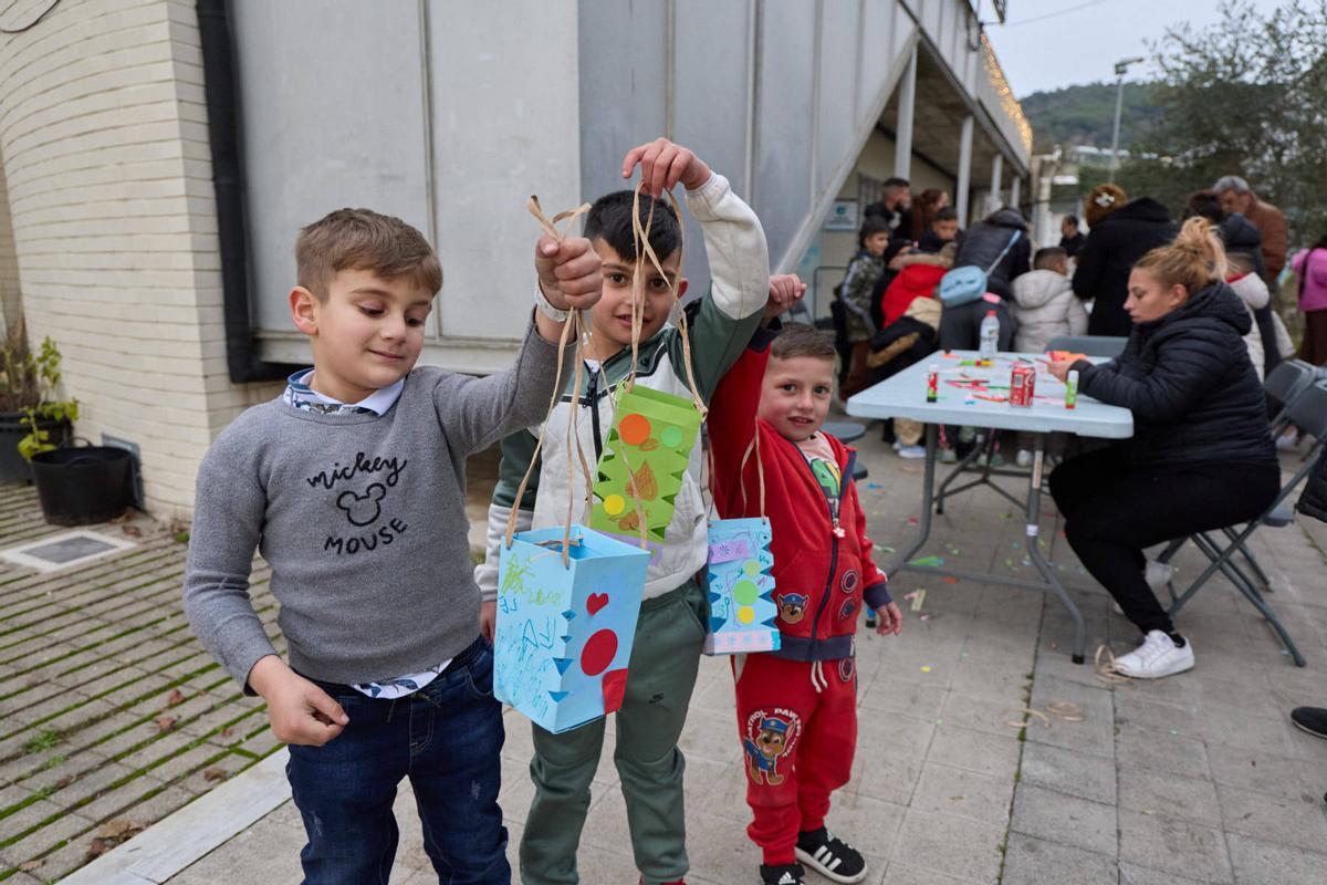 Les fotos del patges reials a Girona Est