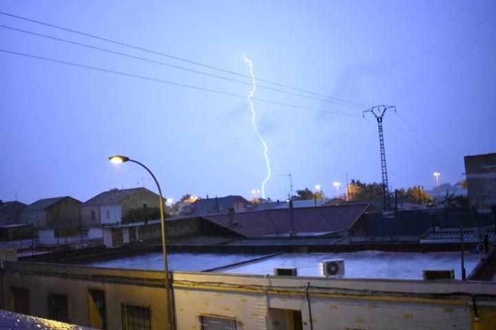 Tormenta del Viernes 13 en Cartagena