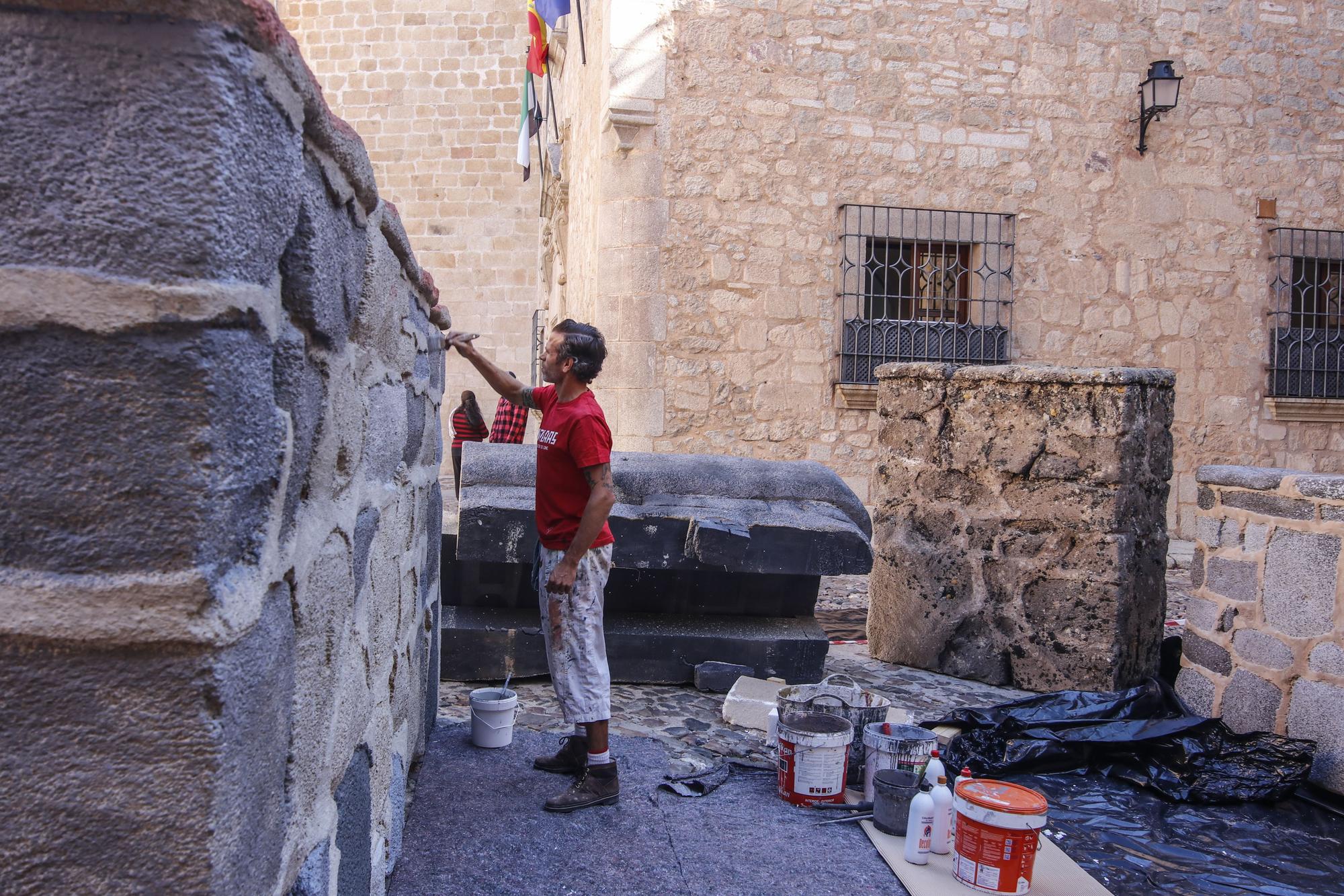 El rodaje de la precuela de 'Juego de tronos' en Cáceres, en imágenes