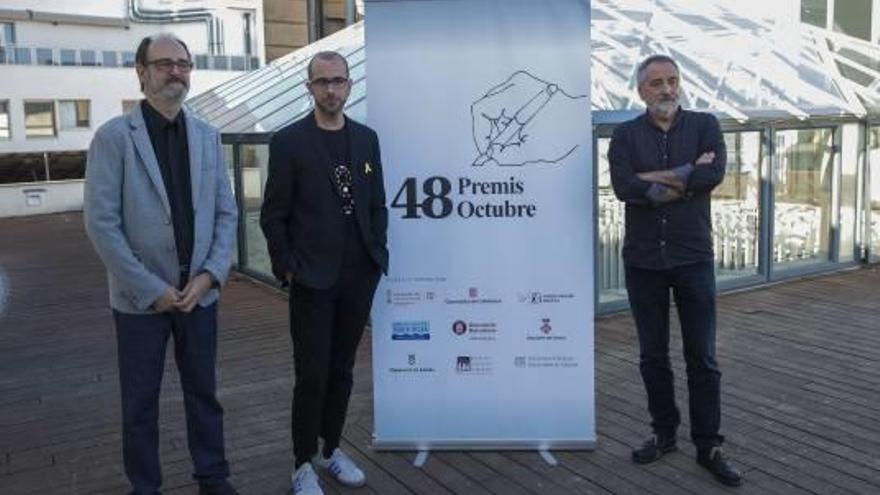 Los escritores valencianos Josep Colomer  y Josep Igual ganan los Premis Octubre