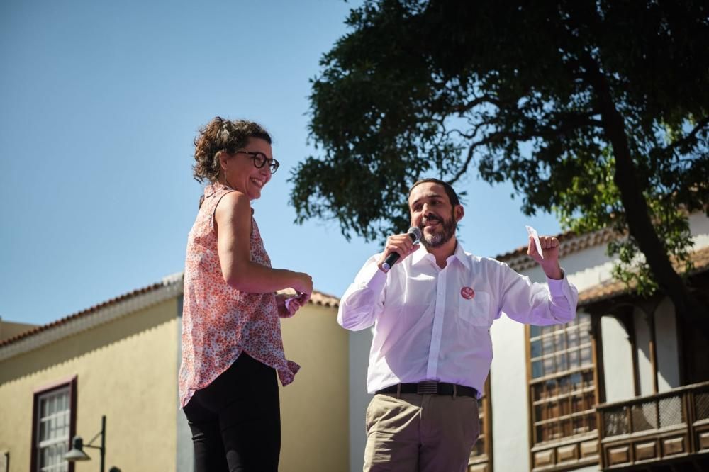 Pablo Iglesias apela al "voto útil" en La Laguna