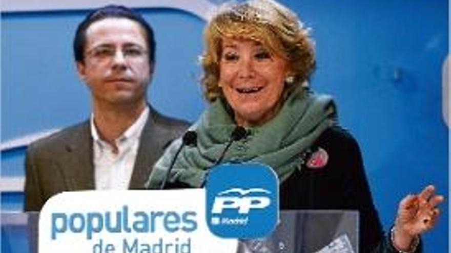 La presidenta del PP a Madrid, Esperanza Aguirre.