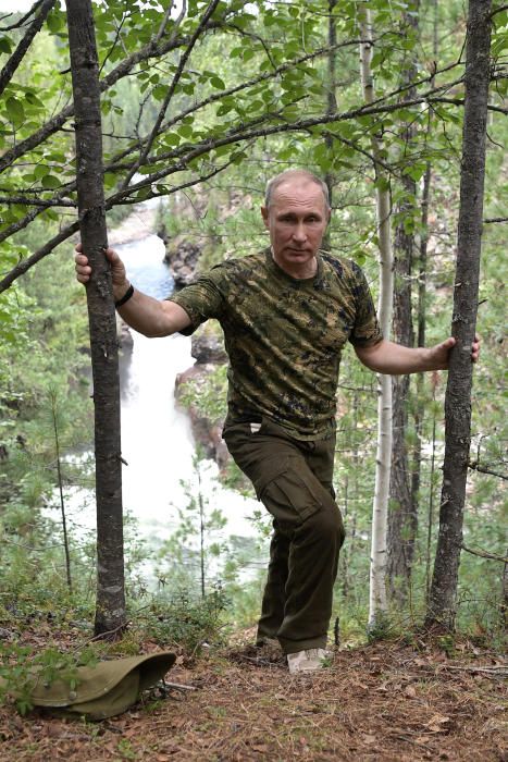 Las vacaciones de Vladímir Putin en Siberia