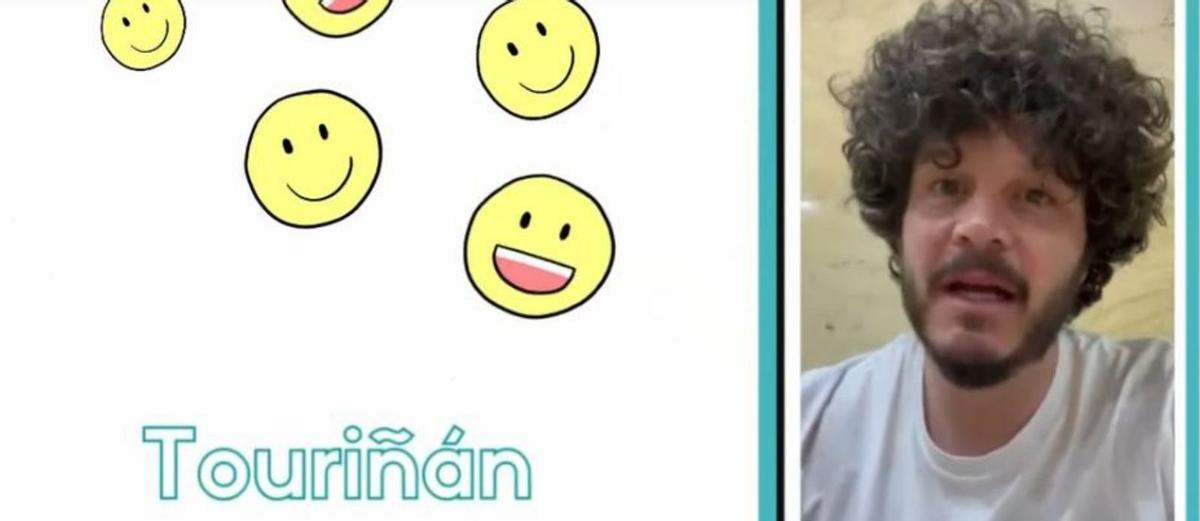 Captura do vídeo da ANPA Milenenos, con Touriñán. | // LA OPINIÓN
