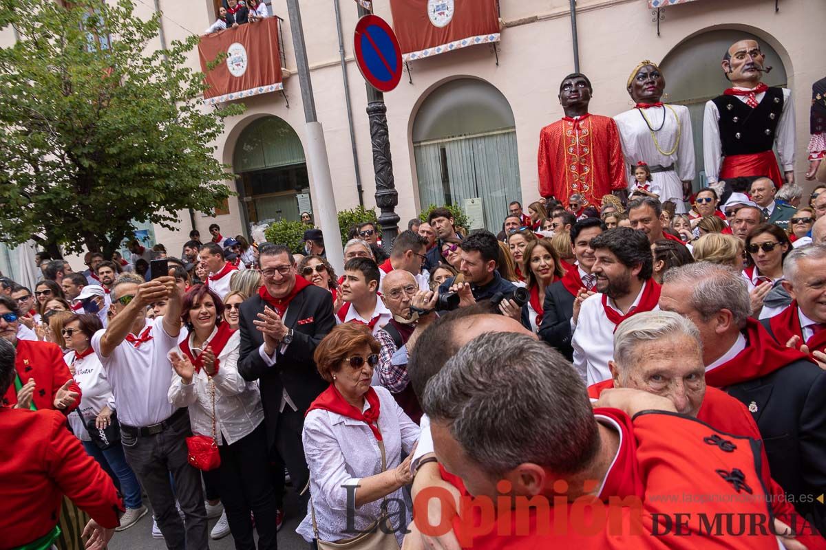 Moros y Cristianos en la mañana del día dos en Caravaca