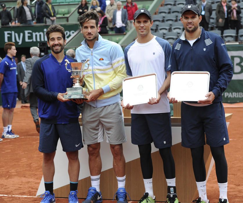 Feliciano y Marc López, campeones de Roland Garros