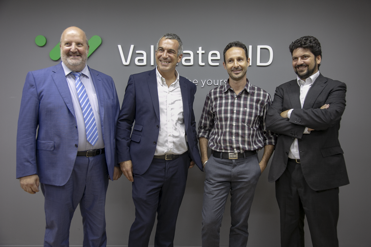 El equipo fundador de Validated ID, con su consejero delegado, Santi Casas, a la izquierda. El equipo fundador de Validated ID, con su consejero delegado, Santi Casas, a la izquierda.
