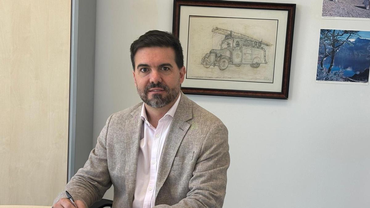 Orgaz, el hombre escogido por el Ayuntamiento apra dirigir a los Bomberos municipales.