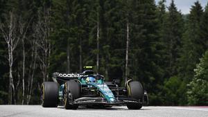 Fernando Alonso, durante la clasificación en el GP Austria