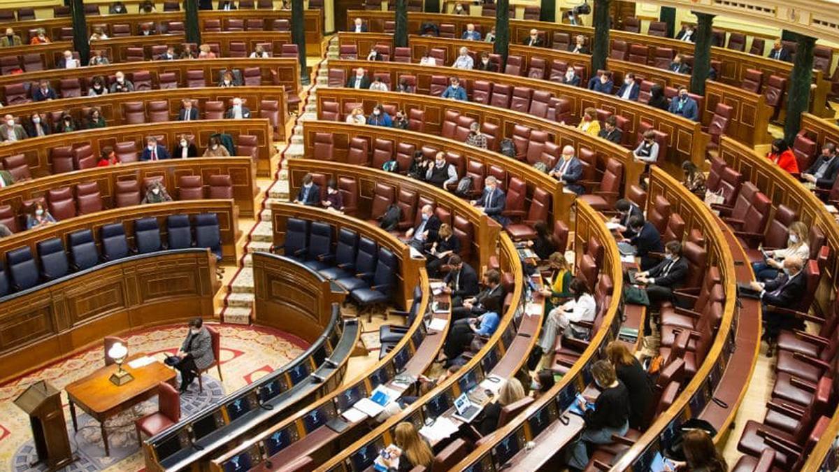 Imagen del Pleno del Congreso en su sesión plenaria este martes 15 de febrero