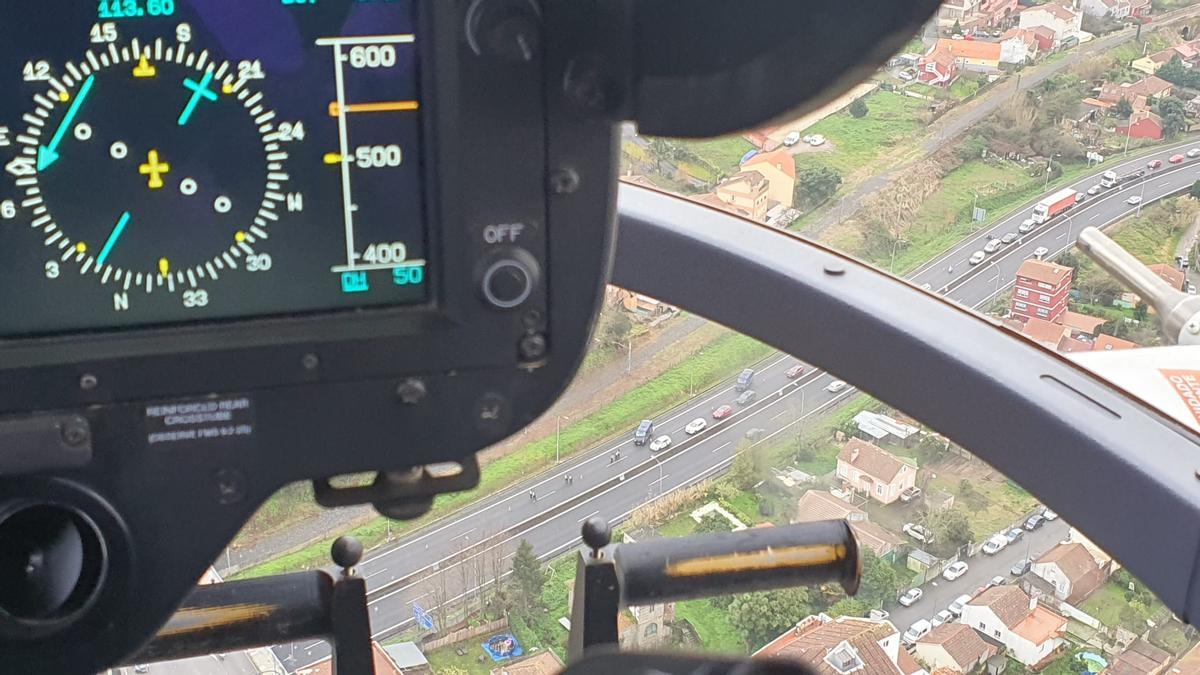 Vigo, controlada desde el aire