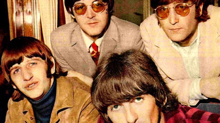 Paul, John, Ringo y George, The Beatles, en 1966.