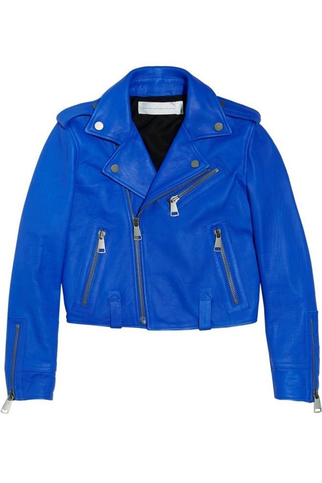 Biker de colores, azul eléctrico de Victoria Beckham