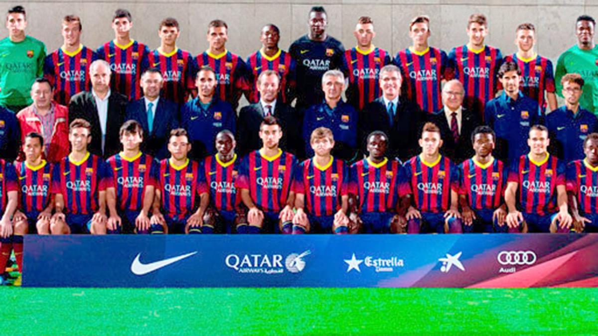 Esta es la plantilla del juvenil A del Barça 2013-2014