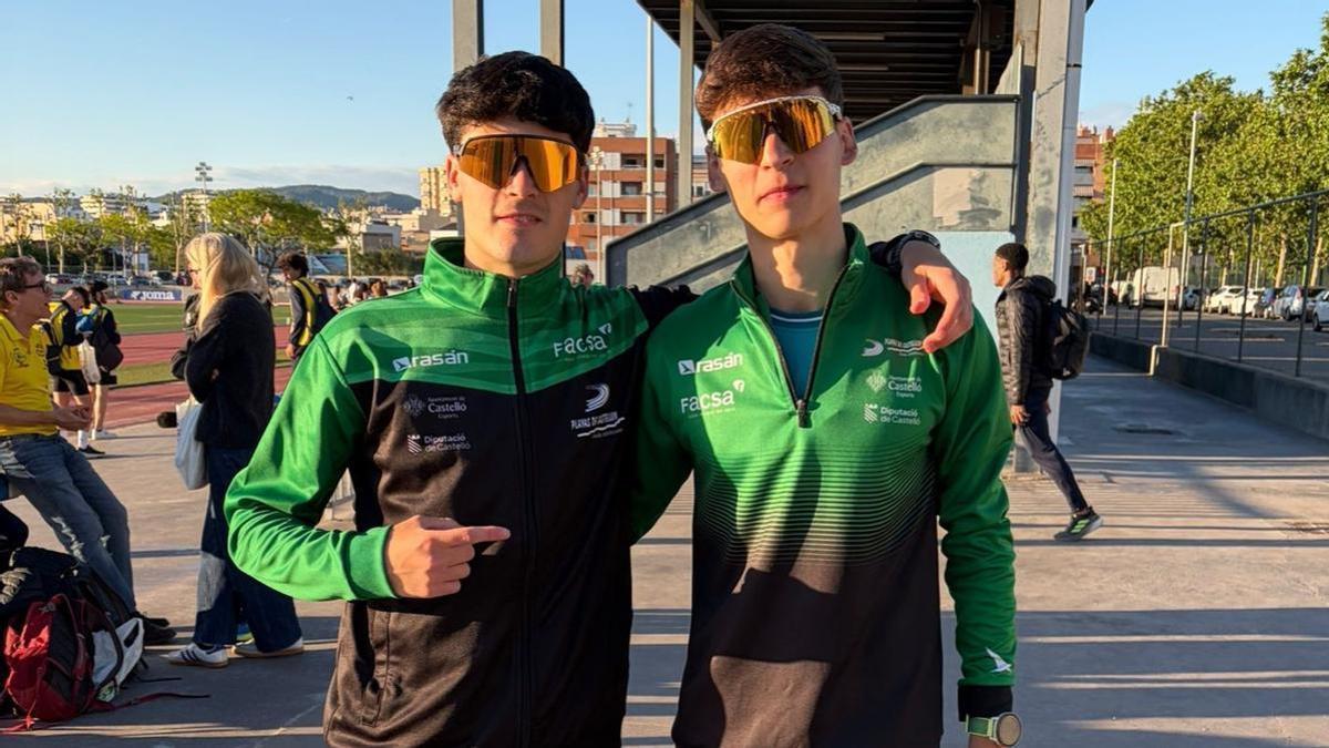 Adrián Moscardó y Alejandro Esteve en el Campeonato de España.