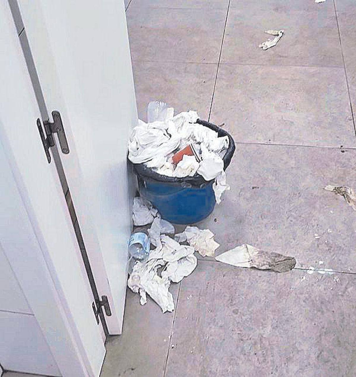 Imagen del interior de los baños.