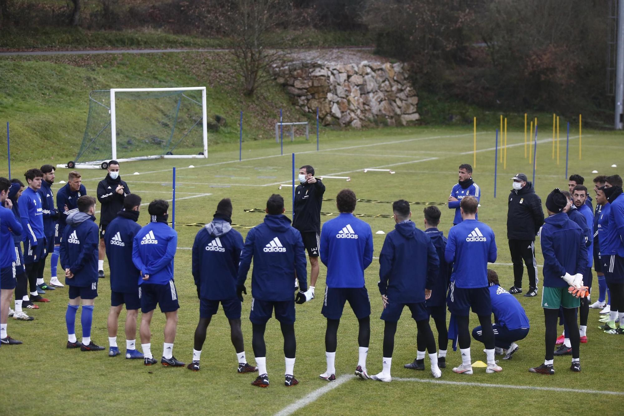 Entrenamiento del Oviedo