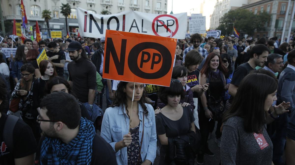 Asistentes a la manifestación Rodea el Congreso.