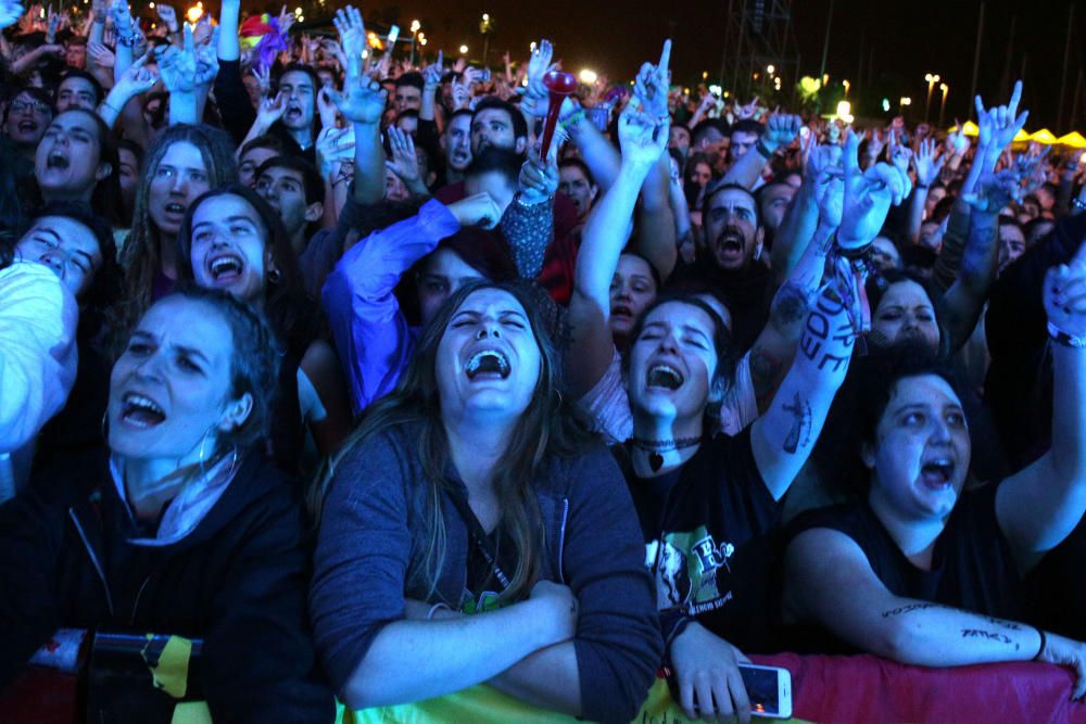 Concierto de La Raíz en la Marina de València