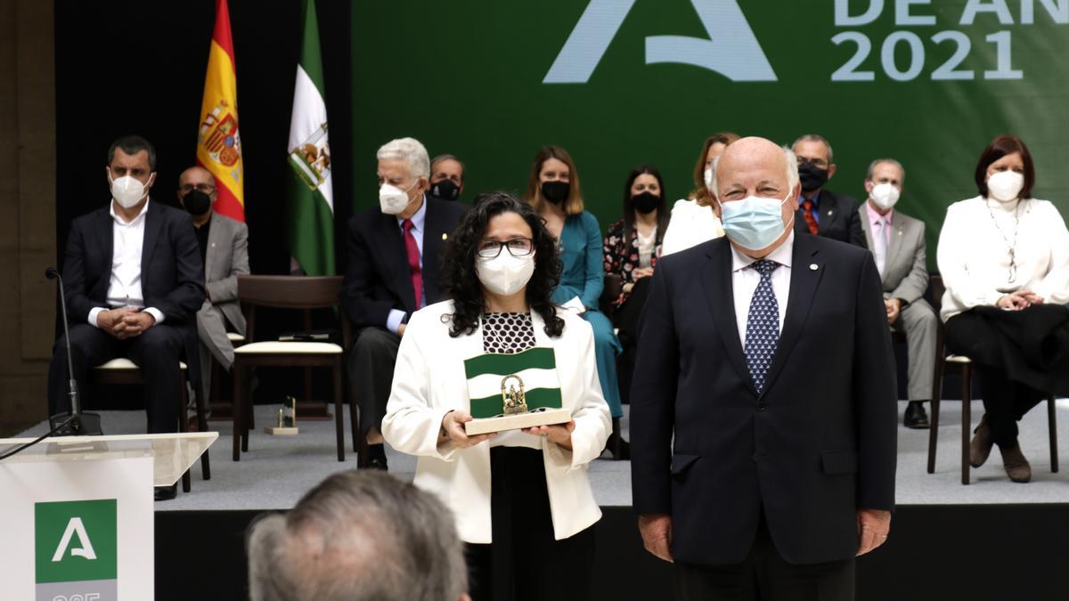 Entrega de los premios por el Día de Andalucía en Málaga