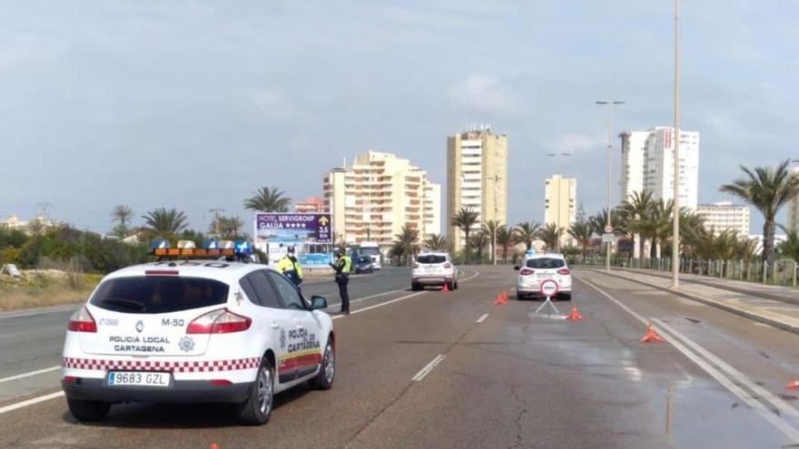 Control de la Policía Local de Cartagena