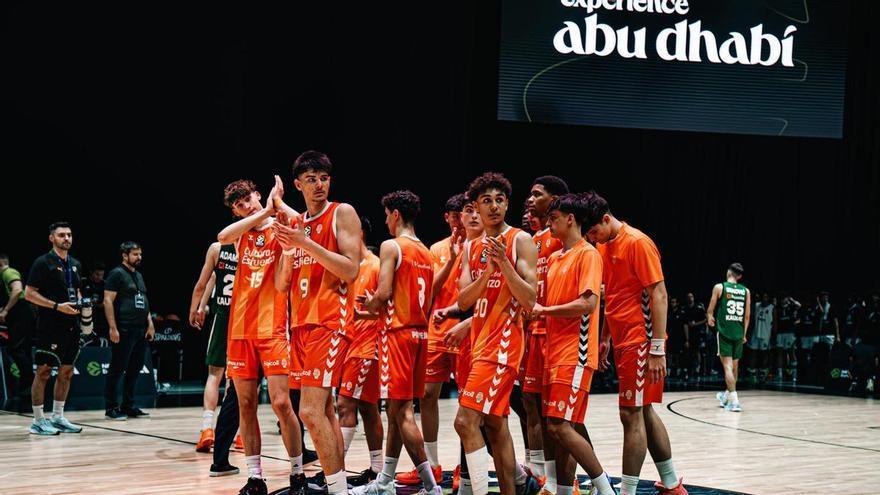Los junior del Valencia Basket salen de Abu Dhabi y ya están en Turquía