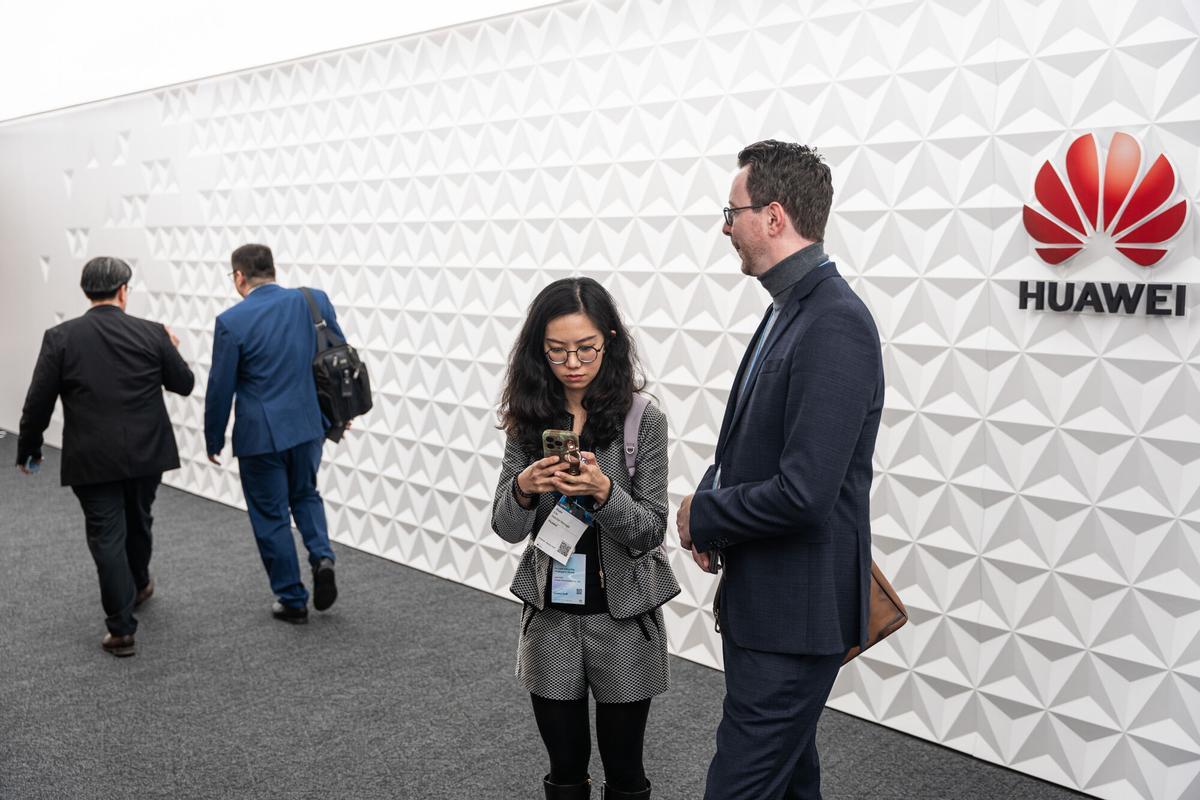L'estand d'Huawei al Mobile World Congress