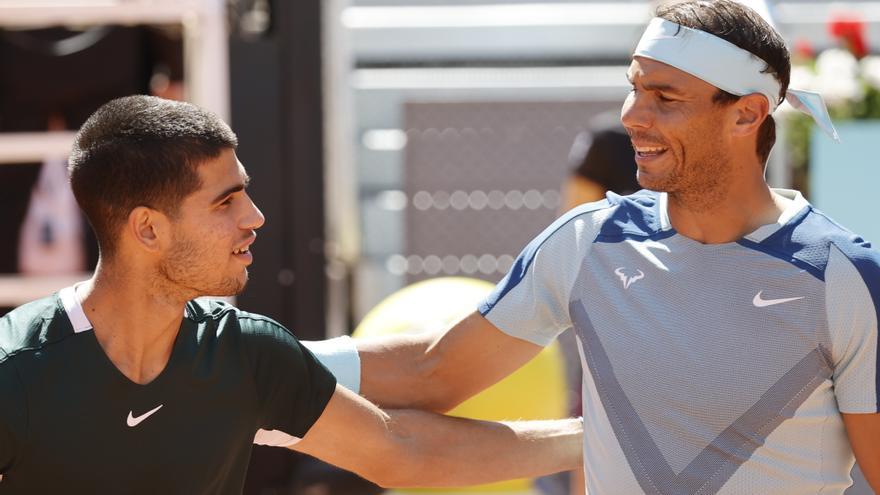 El tenis mundial se rinde ante Alcaraz y Nadal, números 1 y 2.