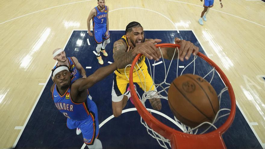 Los Pacers toman ventaja sobre los Thunder en un ejercicio de fe