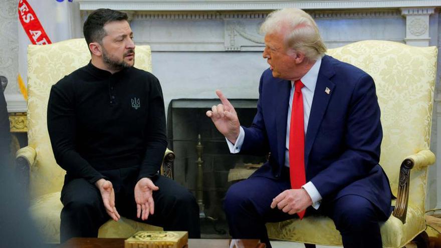 Trump le grita a Zelenskyy en una reunión diplomática