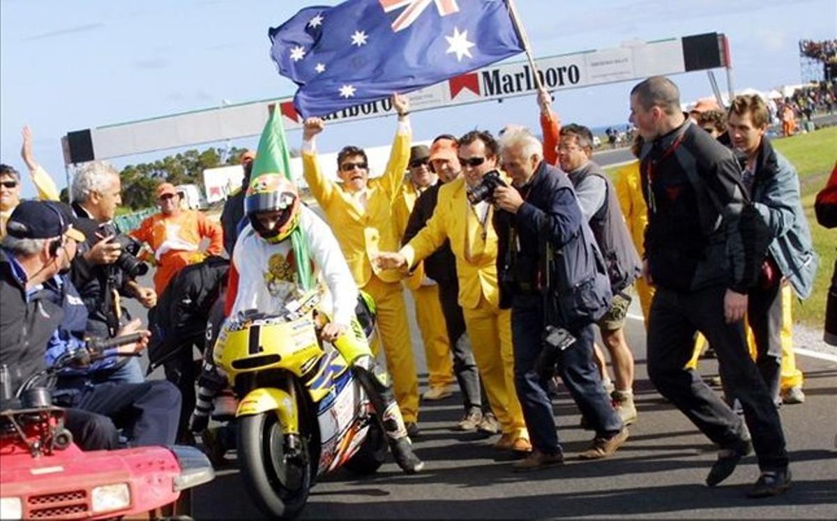2001: Primer título en 500, con Honda