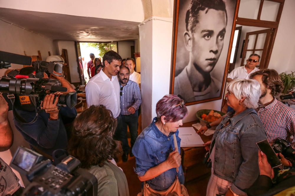 Visita de Pedro Sánchez a Orihuela