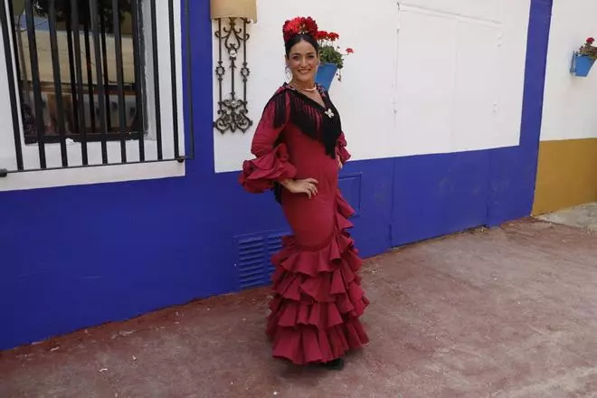 Los trajes de flamenca de las cordobesas en el lunes de Feria
