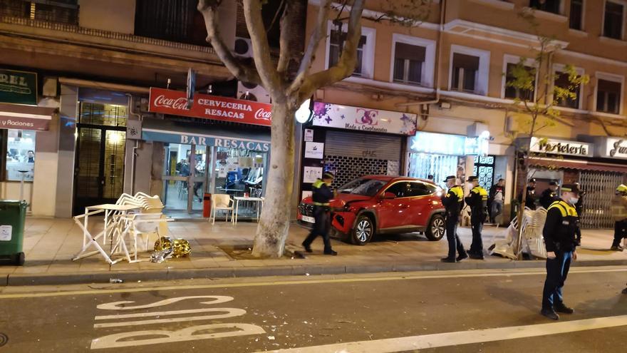 Vídeo del atropello múltiple en una terraza de Zaragoza