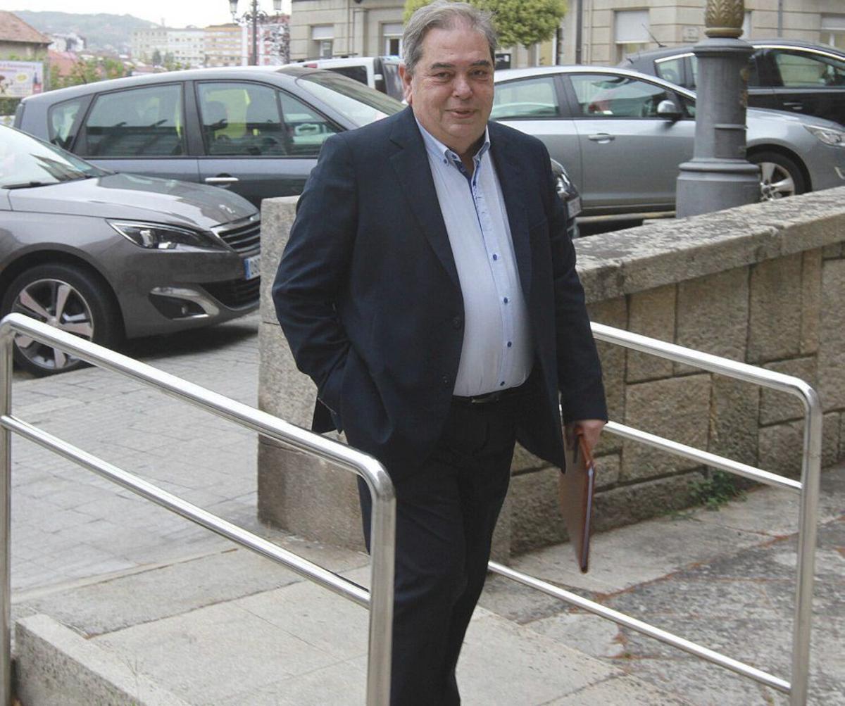 El alcalde de Verín, Gerardo Seoane, antes de un juicio. | IÑAKI OSORIO