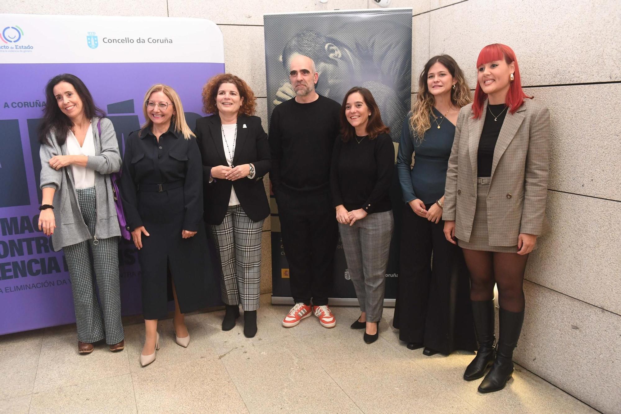 Luis Tosar, en A Coruña contra la violencia machista