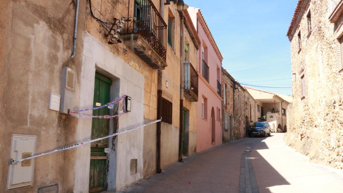La casa del carrer Mont de Masarac on va tenir lloc el crim