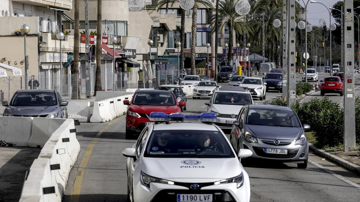 Obras en el Paseo Marítimo.